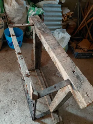 Antigua reja de hierro forjado