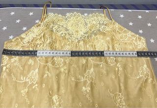 Conjunto Lenceria Dorado