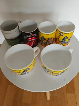 Tazas de cerámica con diseños