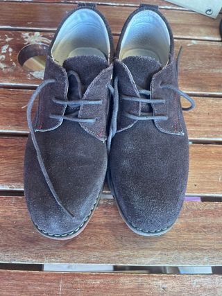 Zapatos Bubble Bobble niño marrones