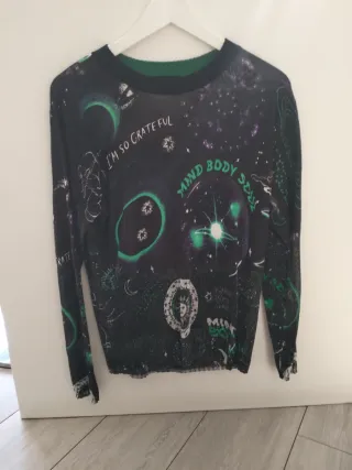 Jersey fino Desigual estampado galaxia