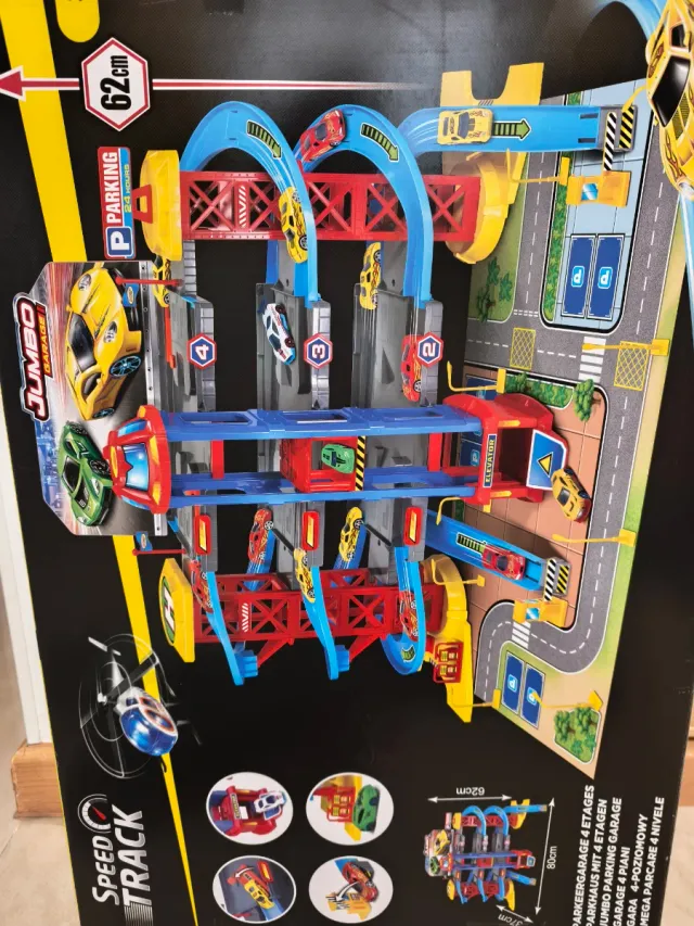 Speed Track Jumbo Garage 4 Niveles