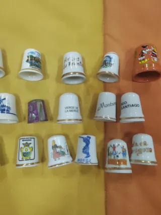 Lote 17 dedales coleccion