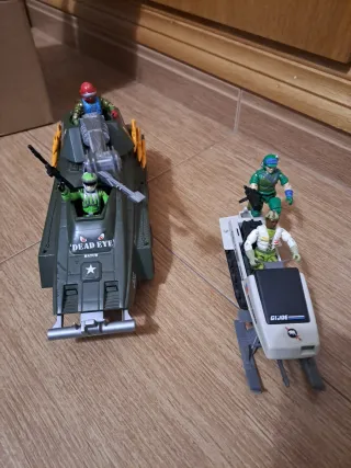 Gi Joe Tanque y Moto de Nieve