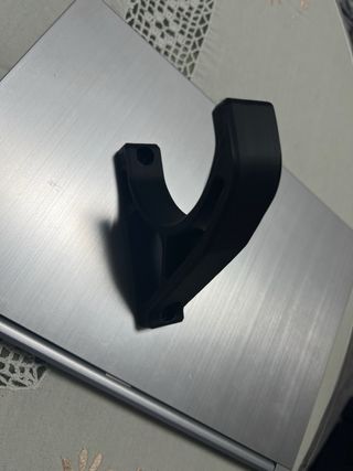 Soporte de pared plástico negro