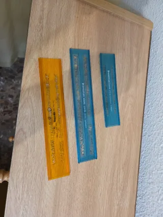 Lote 3 plantillas rotular Staedtler Mars