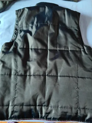 Chaleco Paco Cecilio Negro y Rojo Talla 3