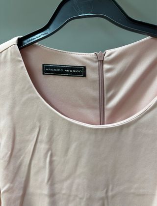 Vestido rosa volantes