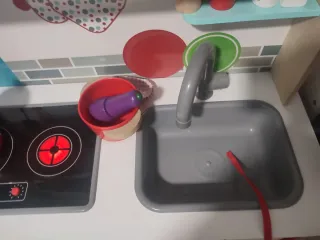 Cocinita de madera para niños