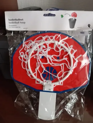 Mini canasta baloncesto para papelera