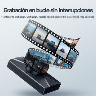 WOLFANG Cámara de Coche Delantera y Trasera 2.5K Q