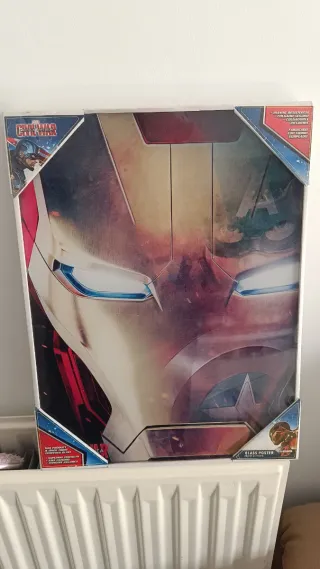 Póster Cristal Civil War Marvel