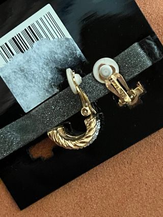 Pendientes Swarovski Dorados y Plateados