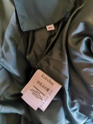 Anorak acolchado mujer verde