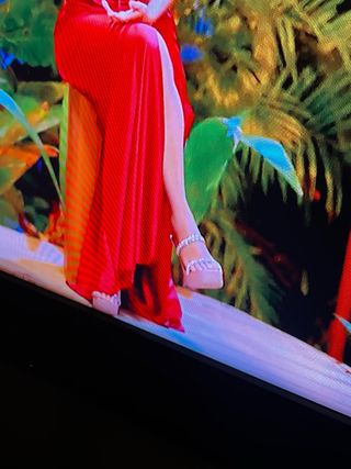 Tacones fiesta con brillo