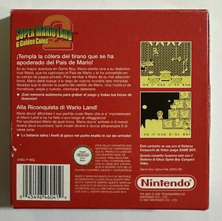 Super Mario Land 2 Game Boy Pal ESP-ITA