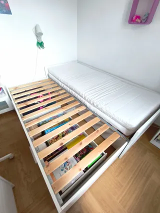 Cama Diván Infantil Ikea Blanca