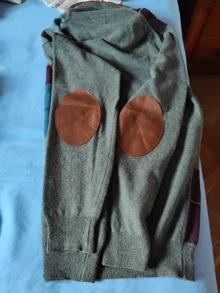 Jersey Massimo Dutti Cuadros Cuello Chal