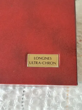 Caja Reloj Longines Ultra-Chron Roja