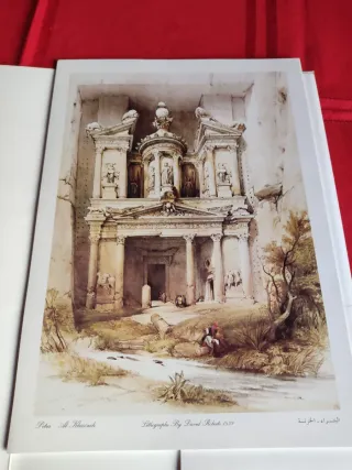 Colección 14 Litografías Petra. David Roberts 1839