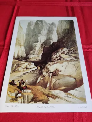 Colección 14 Litografías Petra. David Roberts 1839