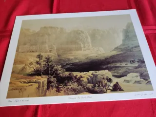 Colección 14 Litografías Petra. David Roberts 1839