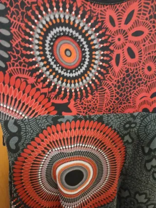 Vestido Desigual Talla M Estampado