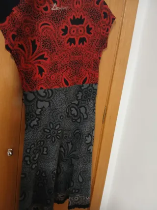 Vestido Desigual Talla M Estampado