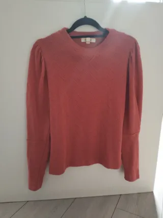 Jersey rosa con mangas anchas