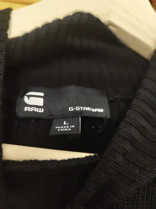 Vestido GSTAR Negro Manga Larga