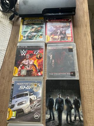 Consola PlayStation 3 + Mando + 13 juegos