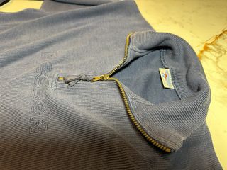 Jersey Reebok Media Cremallera Azul