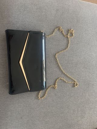 Bolso de fiesta negro y dorado