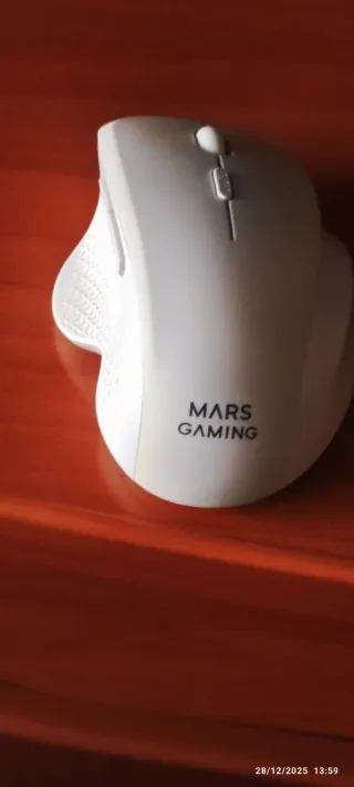 Ratón Inalámbrico Mars Gaming Blanco