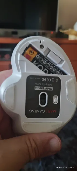 Ratón Inalámbrico Mars Gaming Blanco