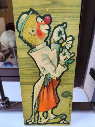 Cuadros antiguos payasos