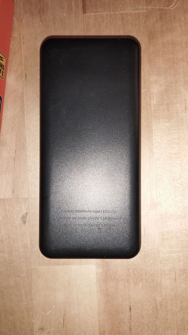 Powerbank 120W Negro carga rapida