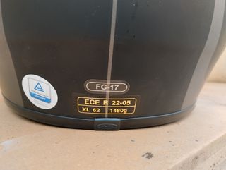 Casco Moto HJC FG-17 Talla XL Negro