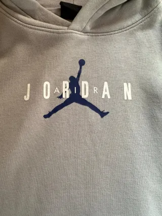 Sudadera Jordan Gris con Logo