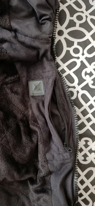 Casaco Acolchoado Tom Tailor Quente Preto