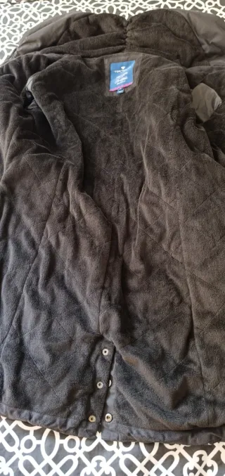 Casaco Acolchoado Tom Tailor Quente Preto