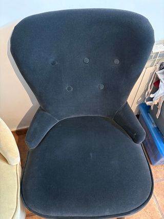 Conjunto 2 butacas salón terciopelo