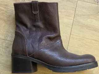 Botines marrones (marron chocolate) de cuero