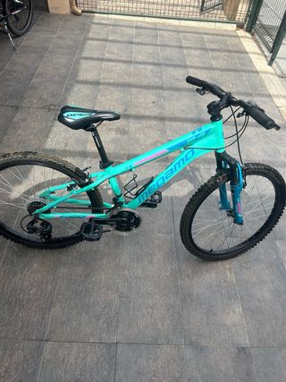 Bicicleta infantil 24 color turquesa