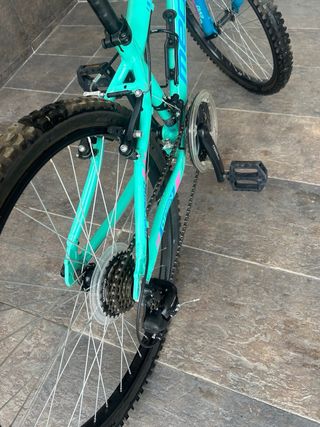 Bicicleta infantil 24 color turquesa