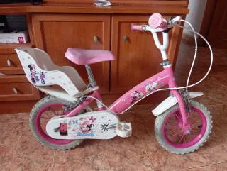 Bicicleta infantil rosa Minnie Mouse