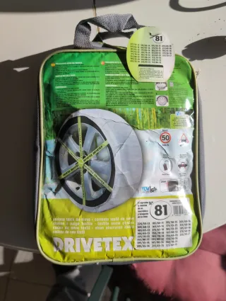 Cadenas textiles de nieve DRIVETEX TAMAÑO 81
