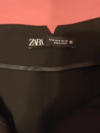 Pantalón de traje Zara negro