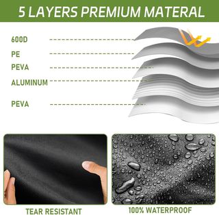 Cubierta de aire acondicionado para caravana, 600D