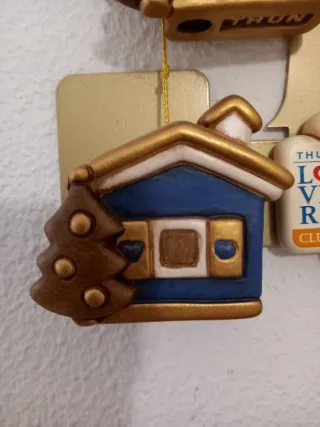 THUN Addobbi casette blu, rossa e oro vintage